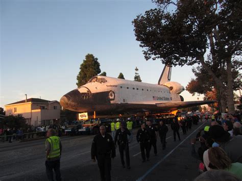 Space Shuttle Endeavour Arrives at Its New L.A. Museum Home | Space