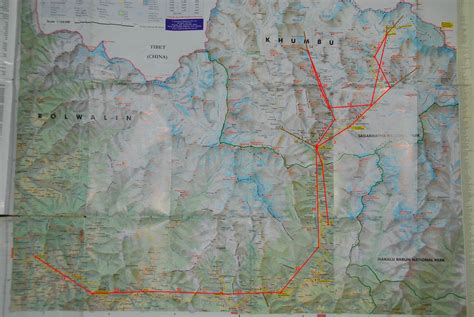 Walking In Asia: EBC Trek Route Map