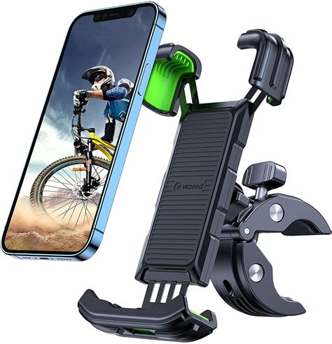 VICSEED Bike Phone Mount, [Military Grade Protection] Universal Bike ...