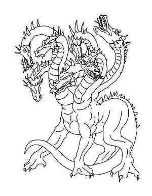 Hydra Dragon Coloring Pages at GetColorings.com | Free printable ...