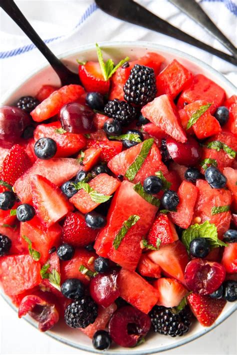 Watermelon Salad | Summer fruit salad watermelon, Summer salads with fruit, Fruit salad recipes