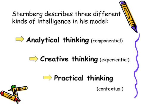 Sternberg’s triarchic theory of intelligences