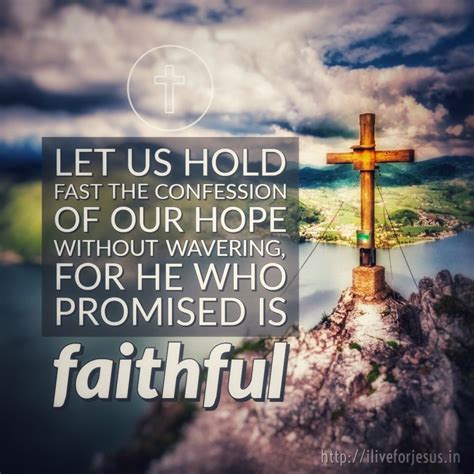 God is faithful - I Live For JESUS