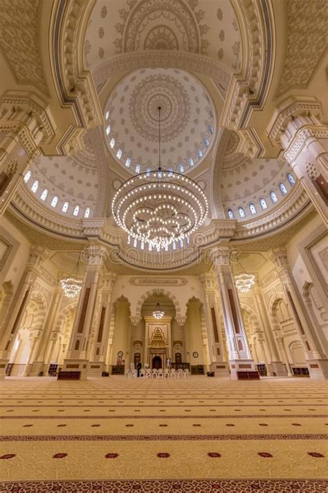 Al Noor Mosque in Sharjah, UAE. SHARJAH, UAE - DECEMBER 04, 2017 ...