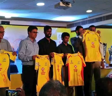 Chennai super kings unveils new Jersey for 2018 IPL