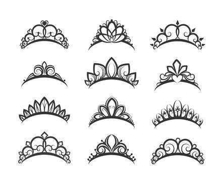 Princess Crown Outline