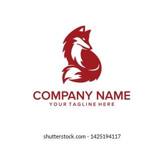 Red Wolf Icon Logo Vector Stock Vector (Royalty Free) 1425194117 | Shutterstock