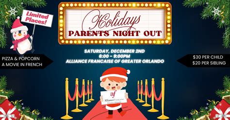 Tis the Season: Holiday Parents' Night Out Movie Night at Alliance Française - AFGO