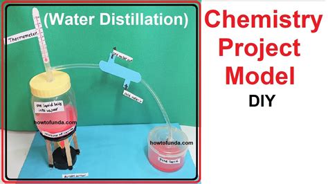 how to make water distillation chemistry project model 3d | DIY | howtofunda - YouTube