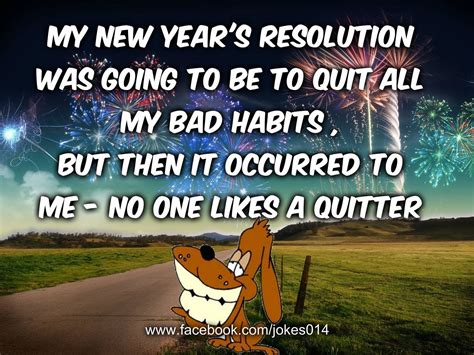 Funny New Years Resolution Quote Pictures, Photos, and