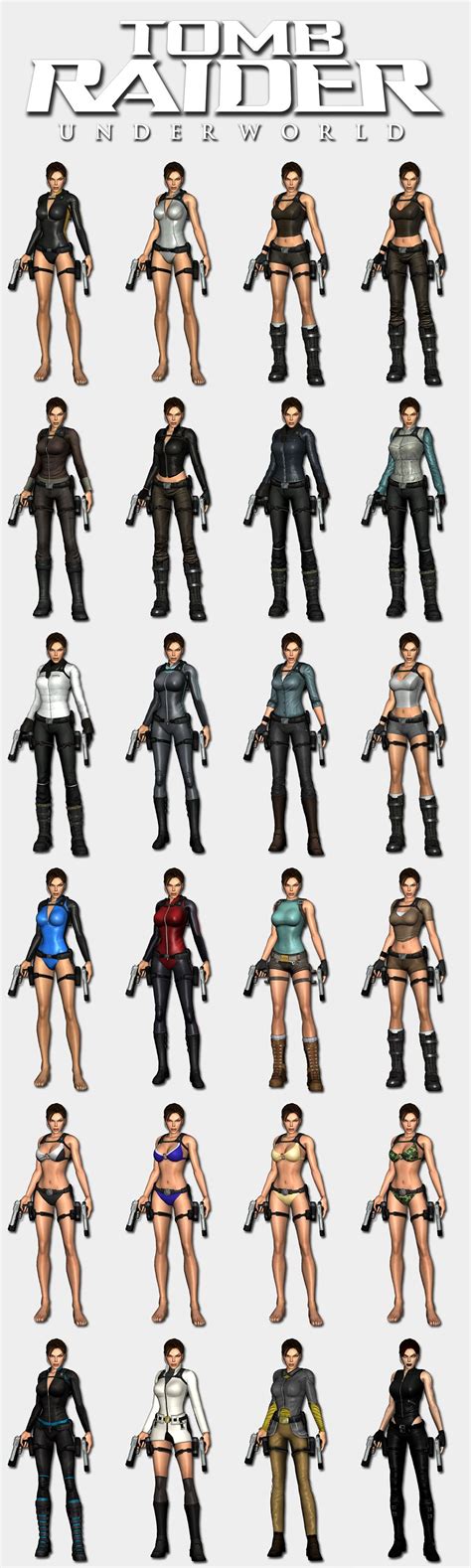 Tomb Raider Legend Outfits