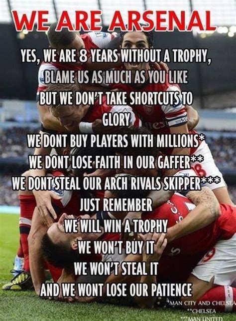 Funny Quotes About Arsenal Fc - ShortQuotes.cc