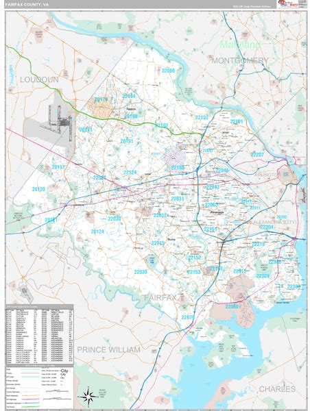 Map Of Fairfax County Va - Large World Map