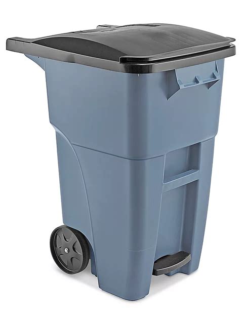 Step-On Trash Cans & Step-On Trash Can with Wheels in Stock - Uline