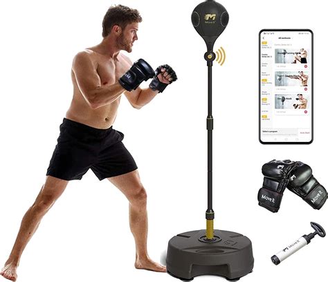 Move It Smart Punching Bag with Stand for Adults & Kids, Bluetooth ...