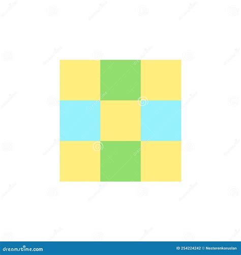 Rule of Thirds Grid Flat Color Ui Icon Stock Vector - Illustration of vector, shot: 254224242