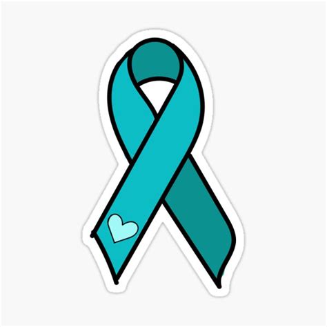 Drawing & Illustration Sexual Assault PNG Teal Ribbon Sexual Assault ...