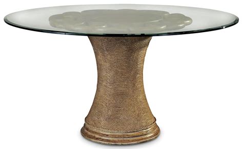 60 Inch Glass Round Dining Table / Refined Romantic Luxury 60" Round ...