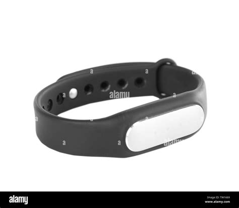 Heart rate monitor watch isolated white Stock Photo - Alamy