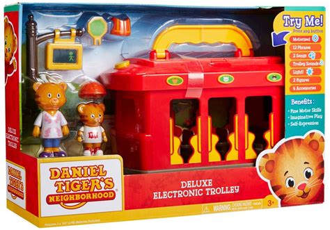 Daniel Tigers Neighborhood Deluxe Electronic Trolley Playset Damaged ...