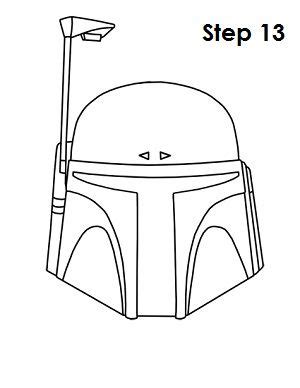 How to Draw Boba Fett | Star wars stencil, Star wars drawings, Star ...