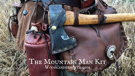 The Mountain Man Kit | Leather Bushcraft Kit | Woodlander North - YouTube