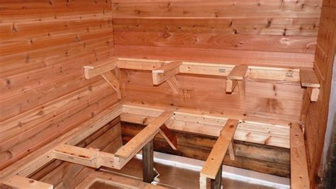 Building Outdoor Sauna Benches Bench - JHMRad | #96971