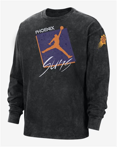 Phoenix Suns Courtside Statement Edition Men's Jordan Max90 NBA Long-Sleeve T-Shirt. Nike.com