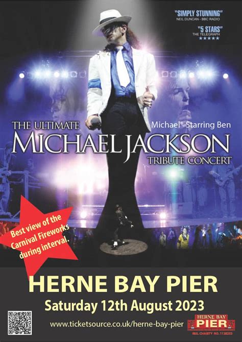 Michael® Starring Ben - the Magic of Michael Jackson - Summer 2023 - Herne Bay Pier