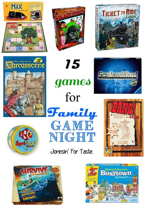 20+ Board Games for Family Game Night | Family games, Kids game night ...