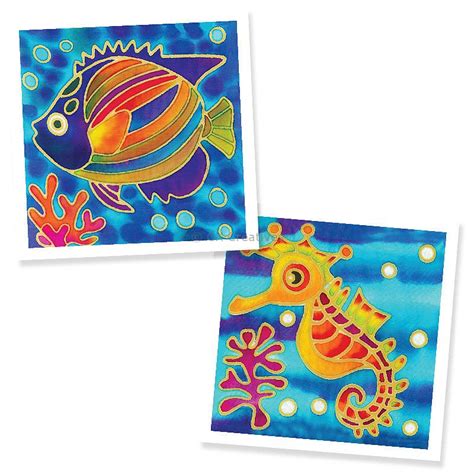 Batik Painting 2-in-1 Box Kit | Sand Art Kids Art and Craft Singapore