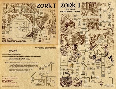 NST #778: Zork maps (1978-2023) — The Vault of Culture