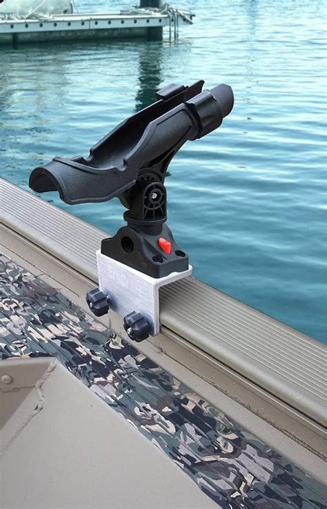 Brocraft Power Lock Rod Holder for Tracker Boat Versatrack System/Lund Sport Tra | Sportfiskebåt