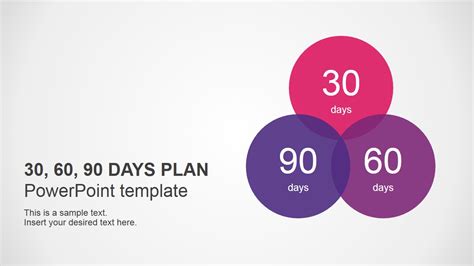 30 60 90 Days Plan PowerPoint Template - SlideModel