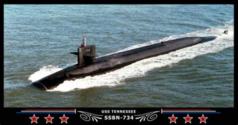 USS TENNESSEE SSBN-734 Framed Navy Ship Display Burgundy – Navy Emporium