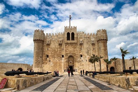 Citadel of Qaitbay in Alexandria on an area of 18,000 meters