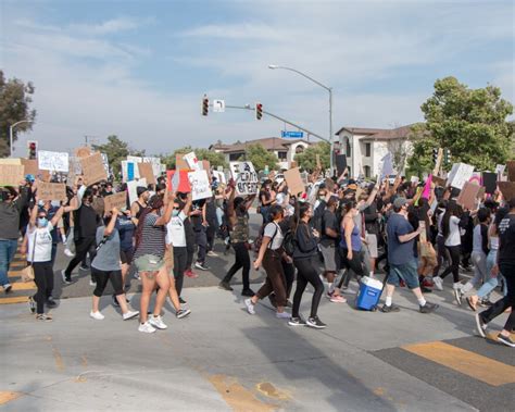 Hundreds Gather In Moreno Valley To Protest Killing Of George Floyd ...