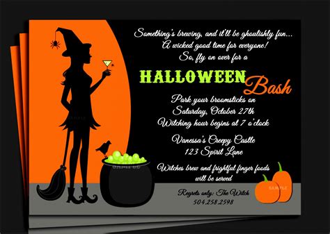 6 Halloween Invitation Templates Free Word - SampleTemplatess - SampleTemplatess