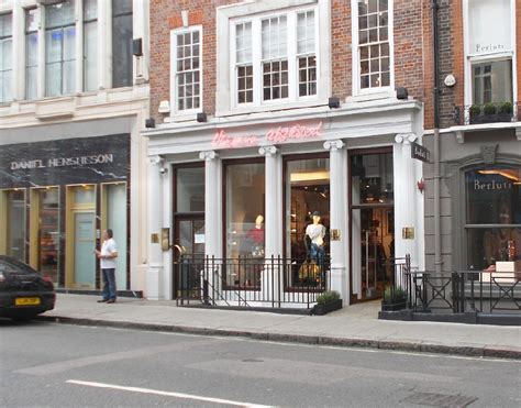 Vivienne Westwood clothing shop on Conduit Street in London's Mayfair