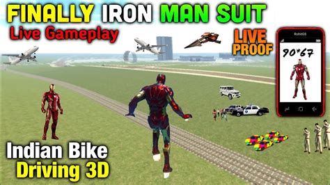 Iron Man Suit का New Update Cheat Code 😱| Iron Man Suit code indian ...