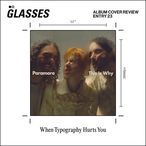 Paramore - This Is Why | ALBUM COVER REVIEW: When Typography Hurts You