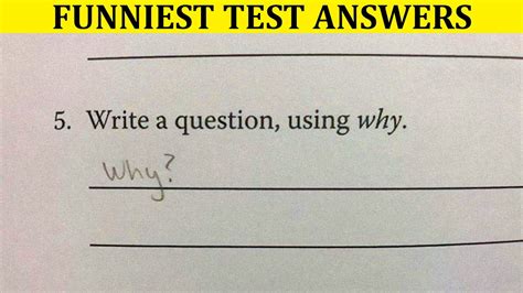 The Sassiest And Funniest Test Answers That Deserve An A+ For Humor 😂 ...