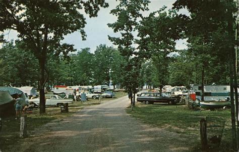 Higgins Lake State Park Trailer Camping Area Roscommon, MI Postcard