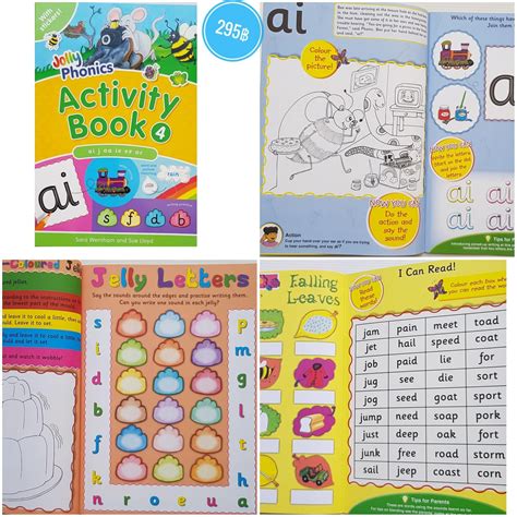 Jolly Phonics Activity Books, set 1-7