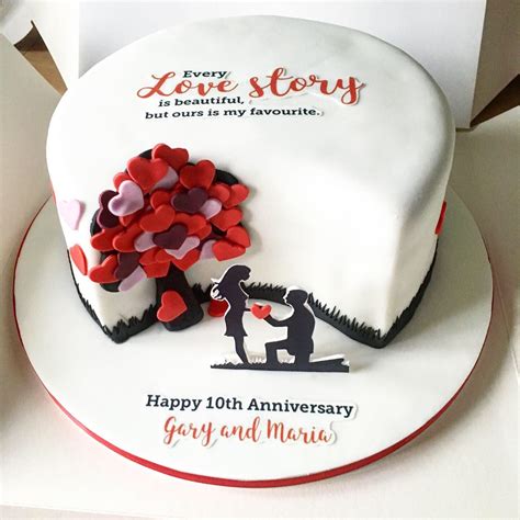 10 Year Work Anniversary Cake