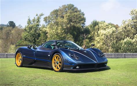 Wallpaper Pagani Zonda blue supercar 1920x1200 HD Picture, Image