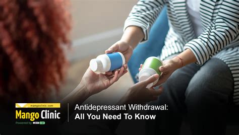 Antidepressant withdrawal: How to taper antidepressants? – Mango Clinic