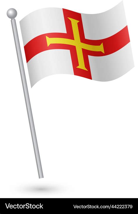 Guernsey flag Royalty Free Vector Image - VectorStock