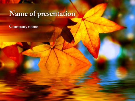 Download free Autumn Leaves powerpoint template for presentation | My ...