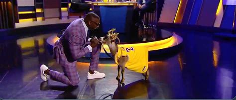 Shannon Sharpe Brought A Real Goat In A LeBron Jersey On 'Undisputed'